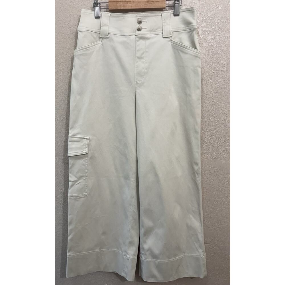 Spanx Stretch Twill Cropped Trouser Women's Size M